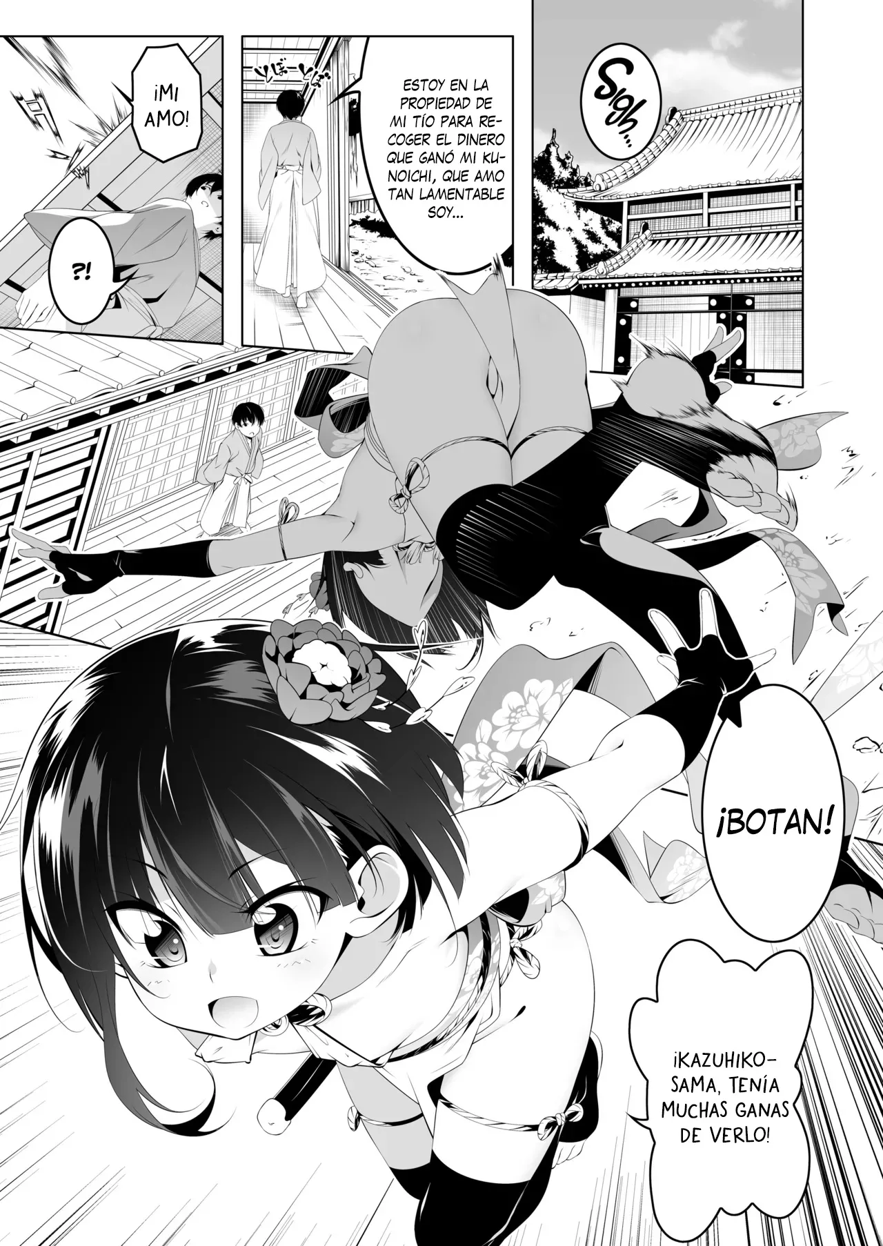 Koushoku no Chuugi Kunoichi Botan Ni | Botan, la kunoichi lujuriosamente leal 2 page 2 full