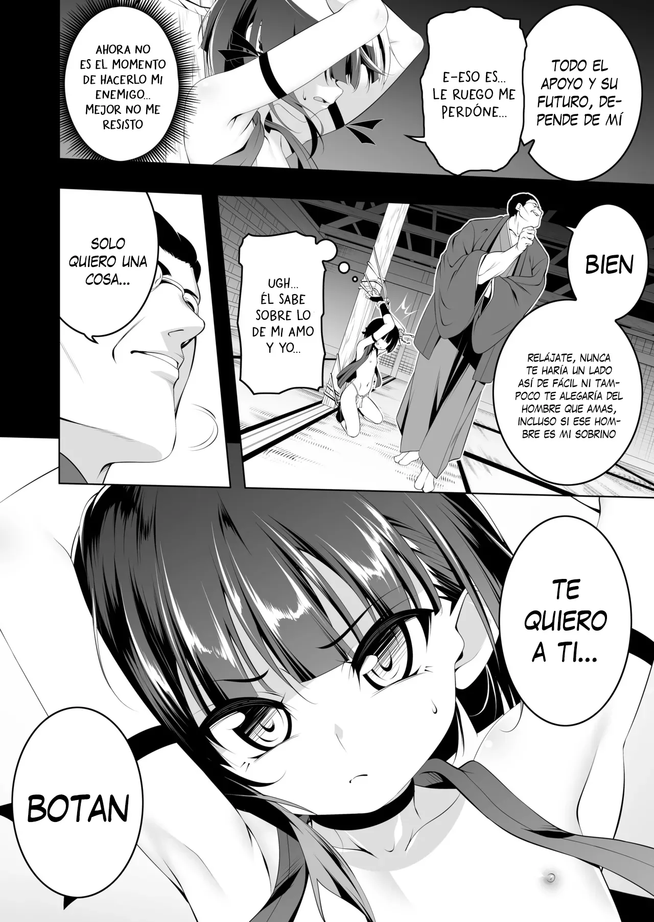 Koushoku no Chuugi Kunoichi Botan Ni | Botan, la kunoichi lujuriosamente leal 2 page 9 full