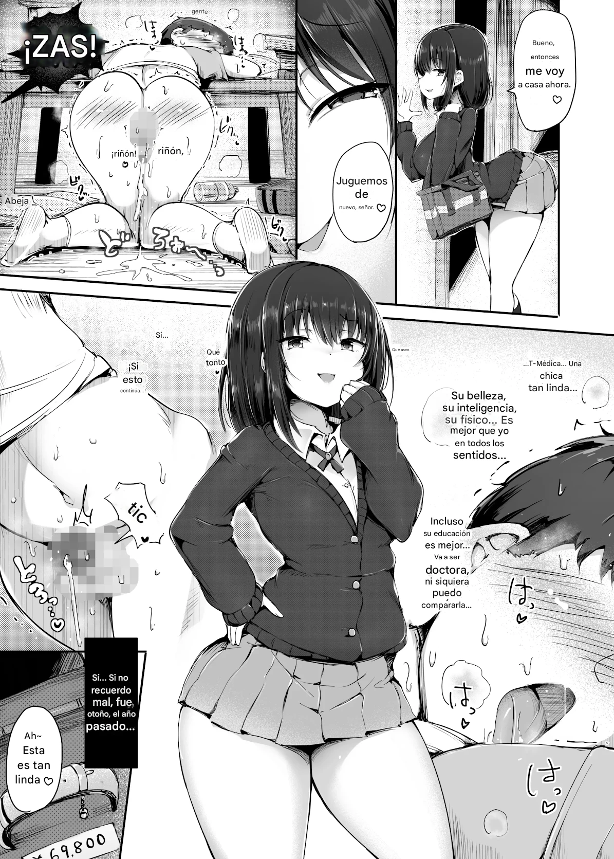 Yuri no o saifu ni shite agemasu ne, Senpai Español page 8 full