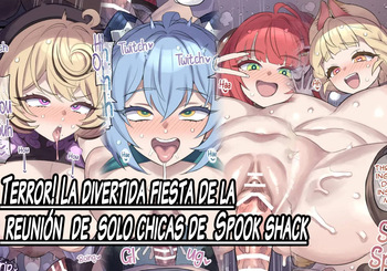 Terror! La divertida pijamada de solo chicas de SpookShack |Kyoufu! Kaidanya Joshikai no Ranchiki Sawagi cover