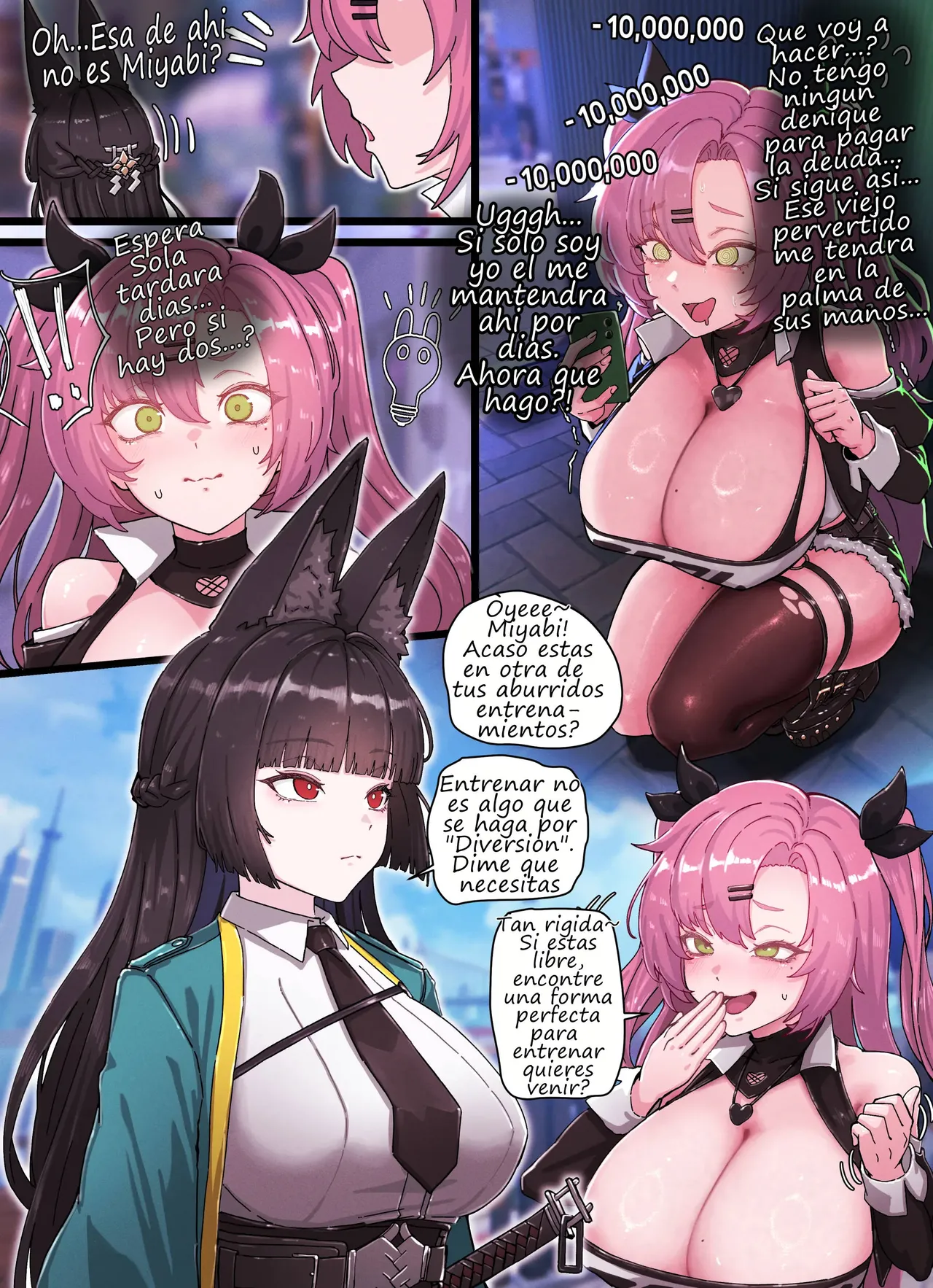 Z.Z.Z Gravure #04 Nicole &amp;amp; Miyabi SIN CENSURA A COLOR page 2 full