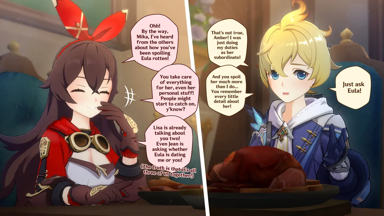 Eula's Harem - Amber &amp; Mika page 4 full