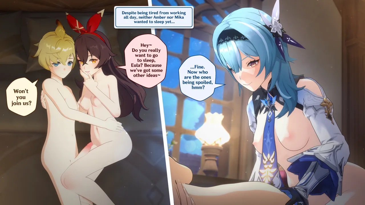 Eula's Harem - Amber &amp; Mika page 7 full