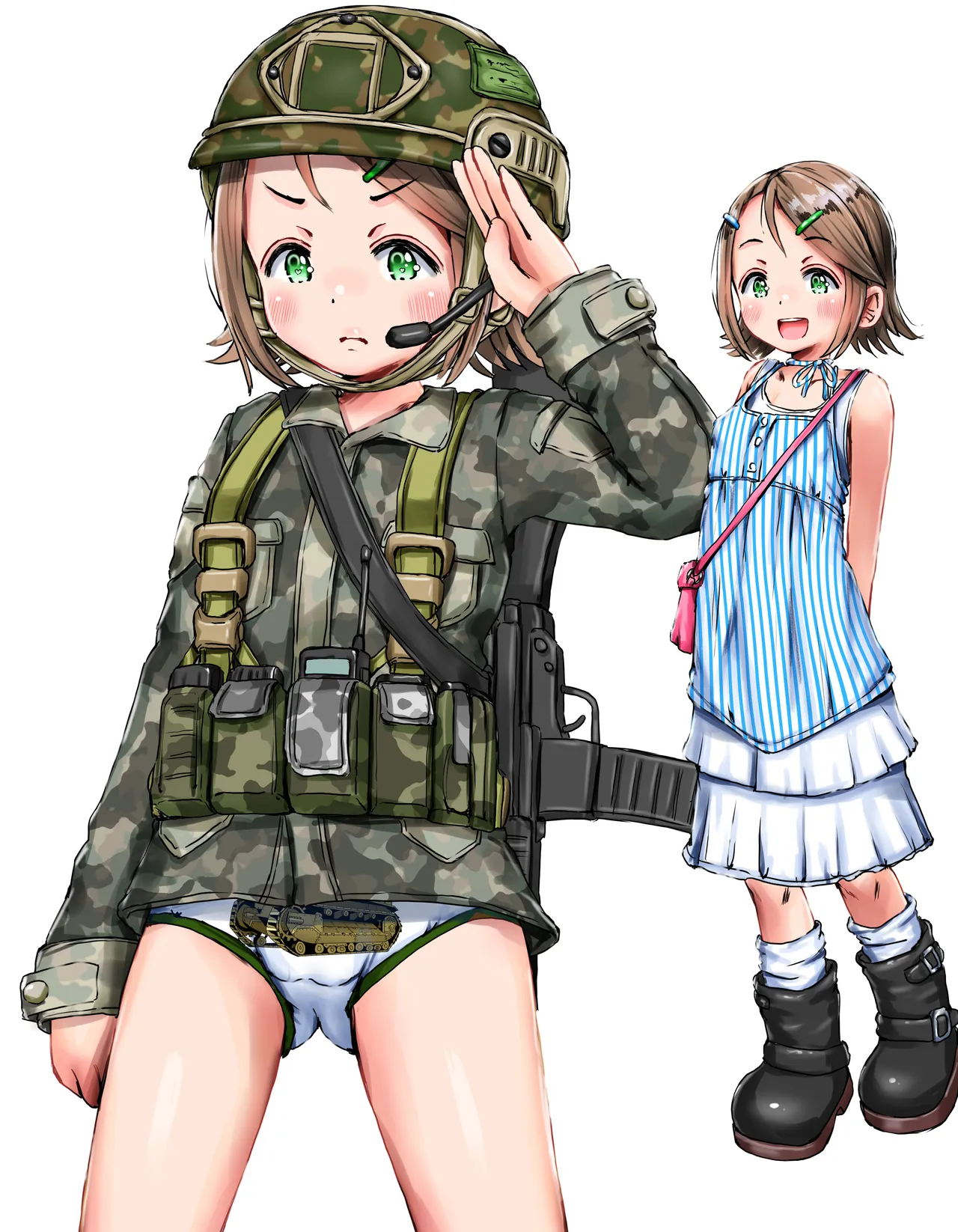 今回はサバゲ―女子です。なんか男の子みたいな格好した女子が大好きらしいです page 2 full