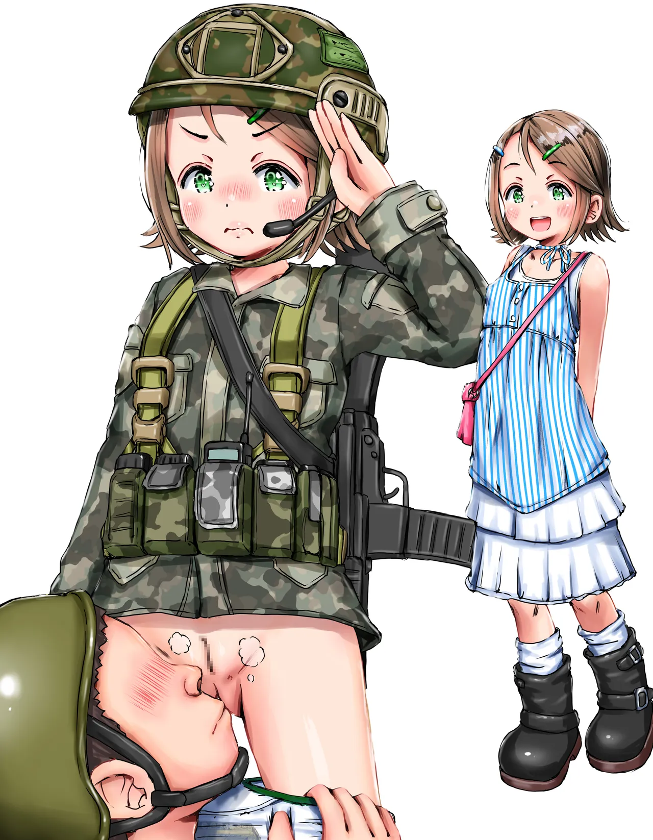 今回はサバゲ―女子です。なんか男の子みたいな格好した女子が大好きらしいです page 3 full