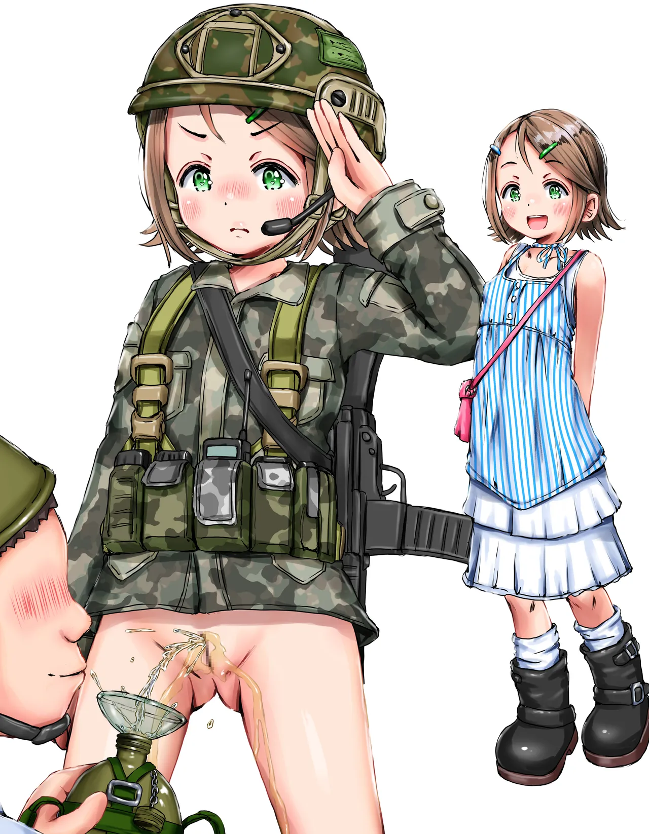 今回はサバゲ―女子です。なんか男の子みたいな格好した女子が大好きらしいです page 5 full