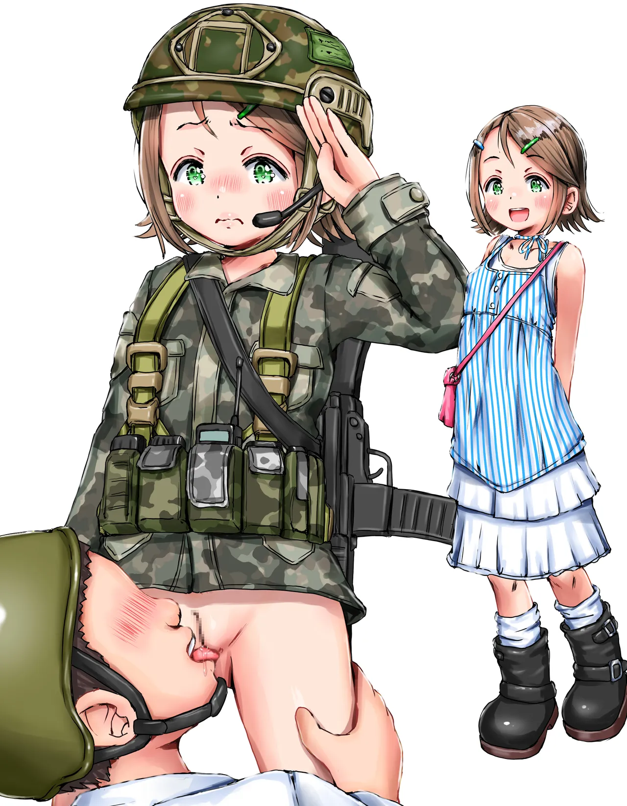 今回はサバゲ―女子です。なんか男の子みたいな格好した女子が大好きらしいです page 7 full