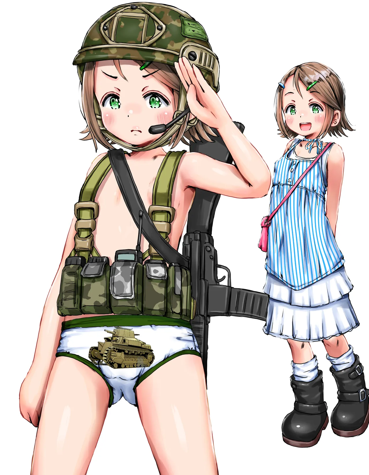 今回はサバゲ―女子です。なんか男の子みたいな格好した女子が大好きらしいです page 8 full
