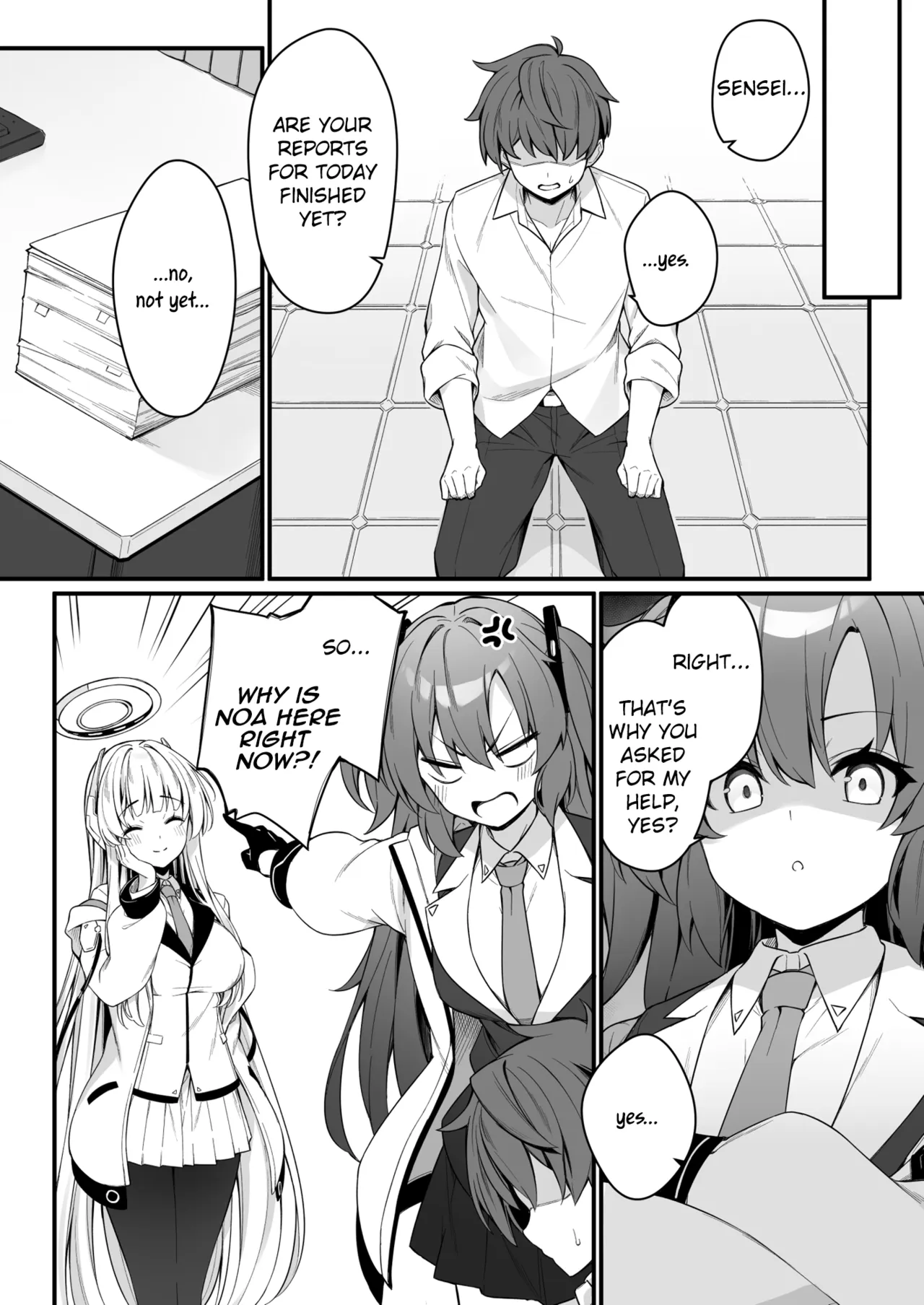 Yuuka and Noa and the Endless Summer page 8 full