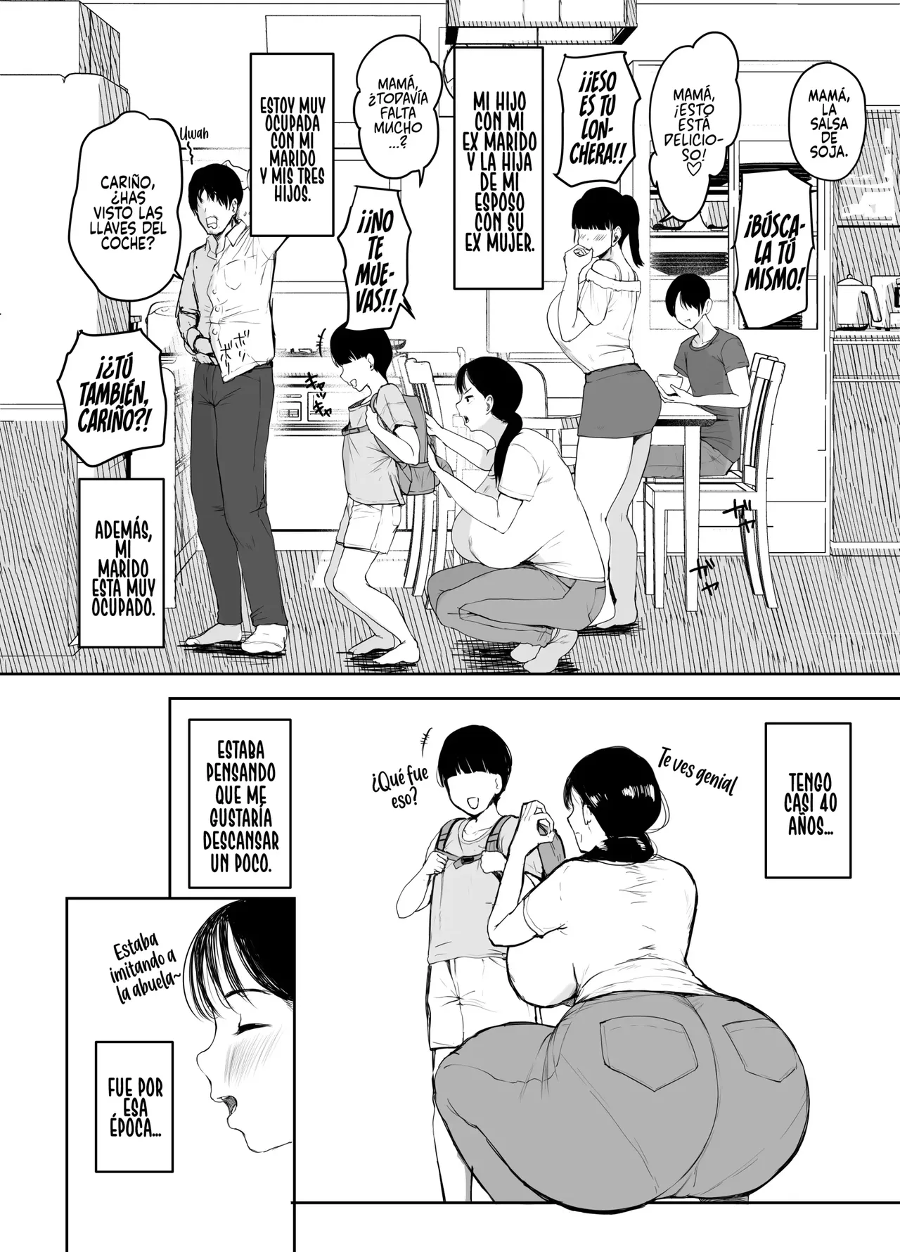 Okaasan ni wa Kore Gurai Shika Dekinaikara | Porque lo unico que puede hacer mi madre es incesto page 3 full