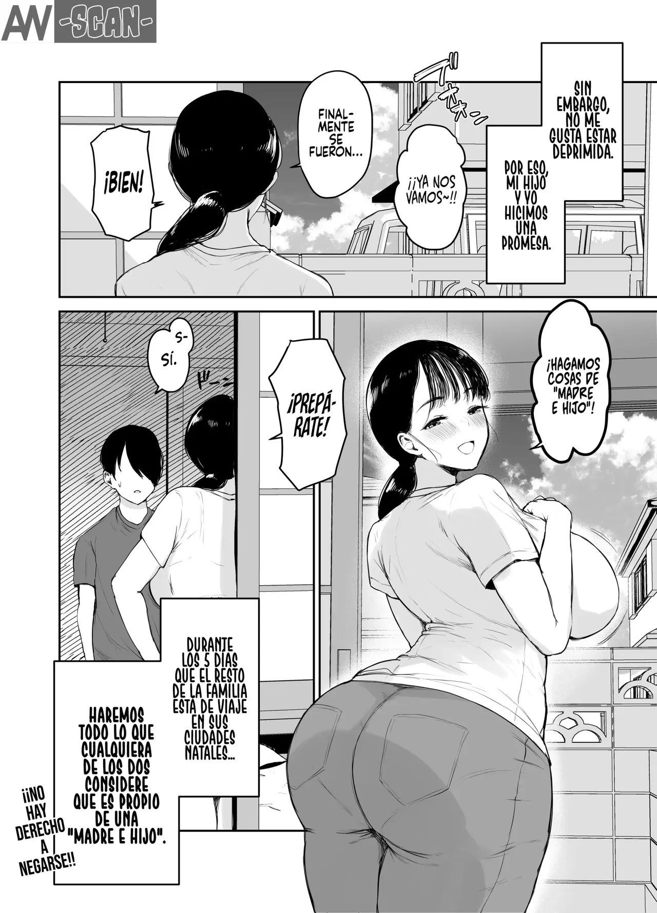 Okaasan ni wa Kore Gurai Shika Dekinaikara | Porque lo unico que puede hacer mi madre es incesto page 5 full