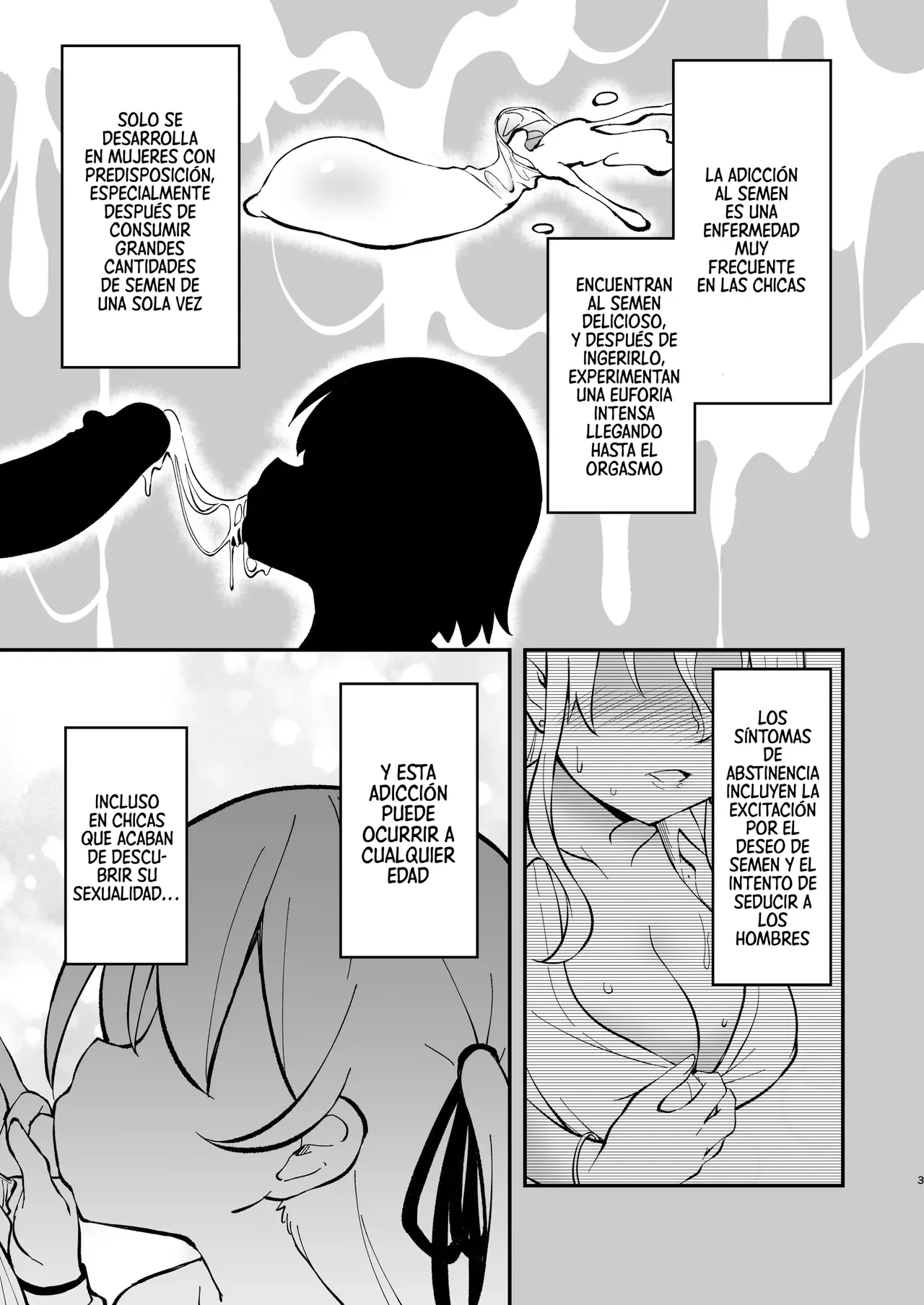 Samen Izonshou ni Nante Naritakunai!｜¡No Quiero Volverme Adicta al Semen! page 2 full