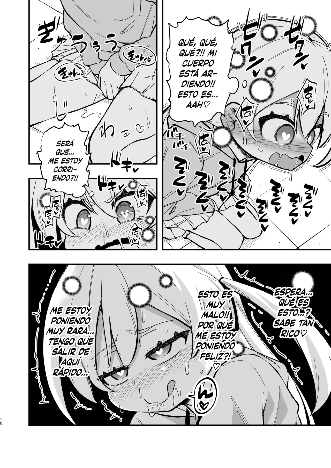 Samen Izonshou ni Nante Naritakunai!｜¡No Quiero Volverme Adicta al Semen! page 9 full