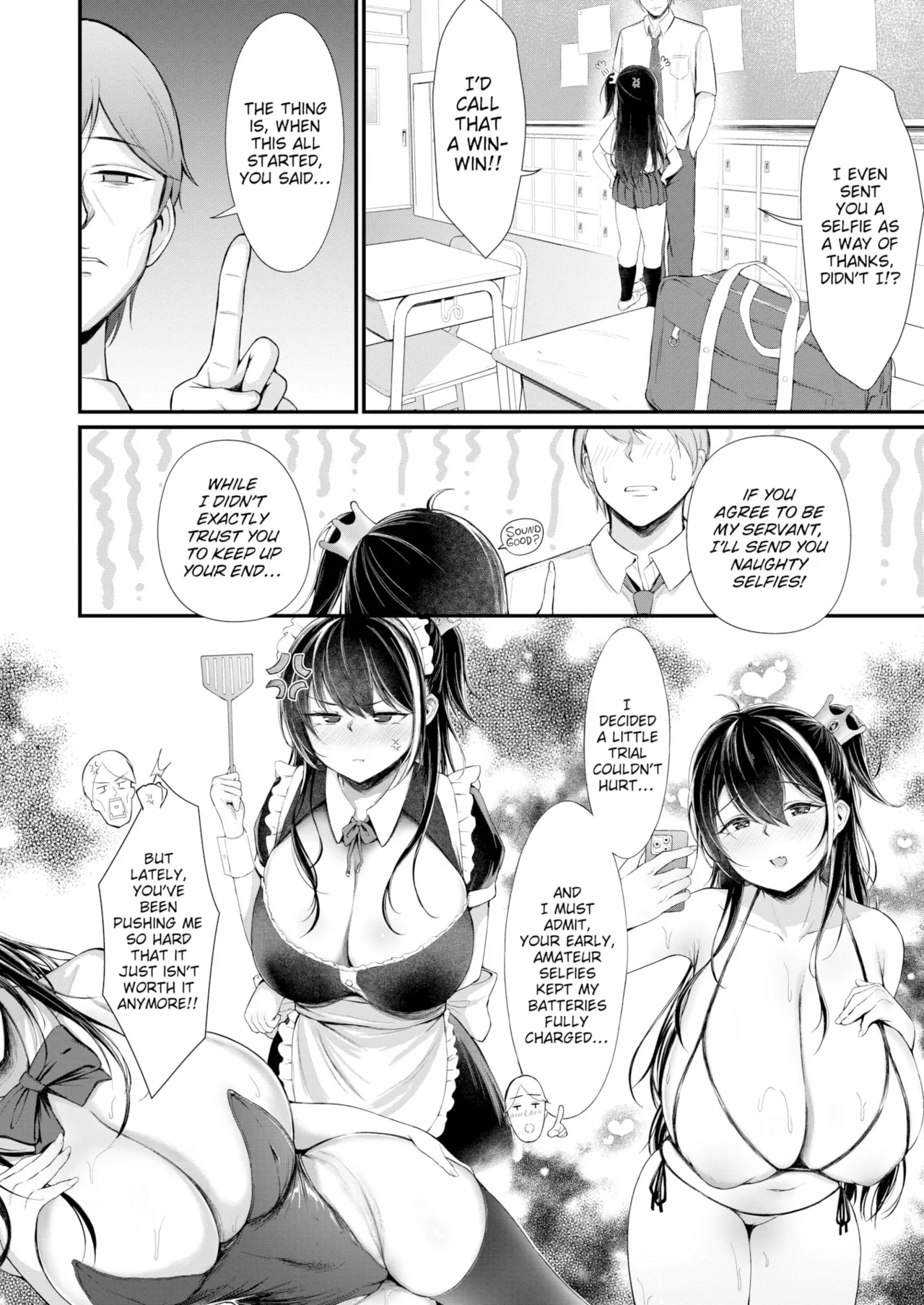 Chichi ga Aruji de Pashiri ga Ore de | Milk is King &amp; Im Its Servant page 2 full