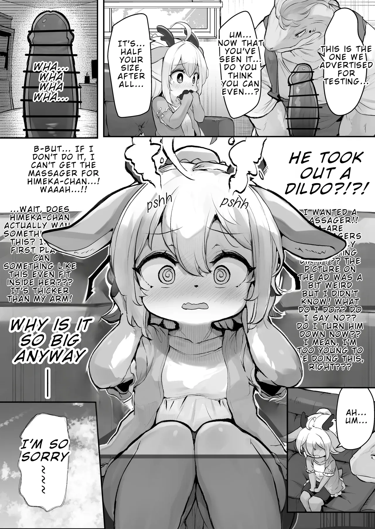There's No Way the Serious Deer-Kin Rue-chan Would Work at a Lewd Shop! page 4 full