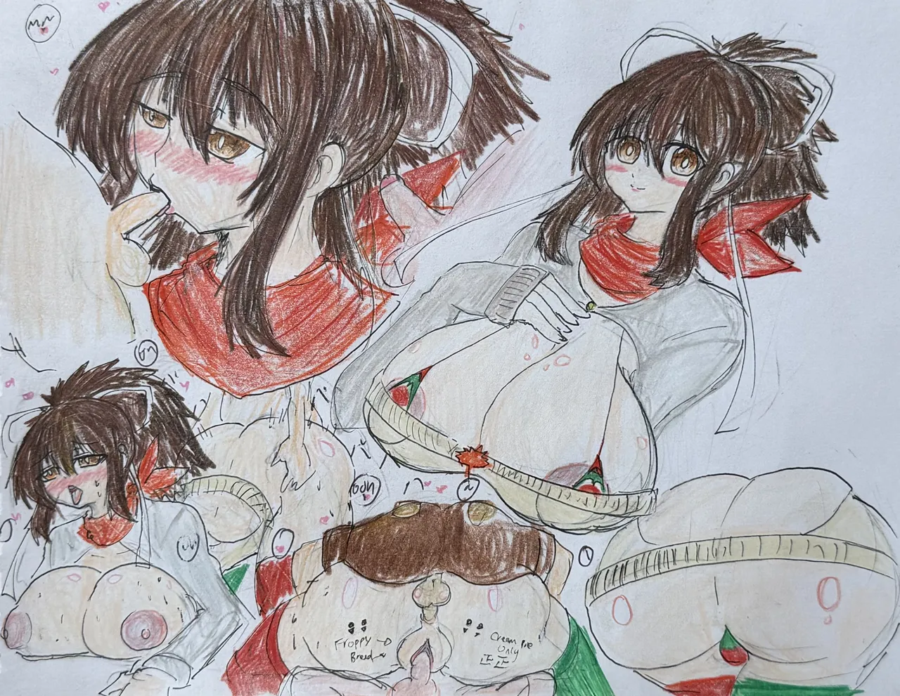 Senran Kagura Fan arts page 1 full