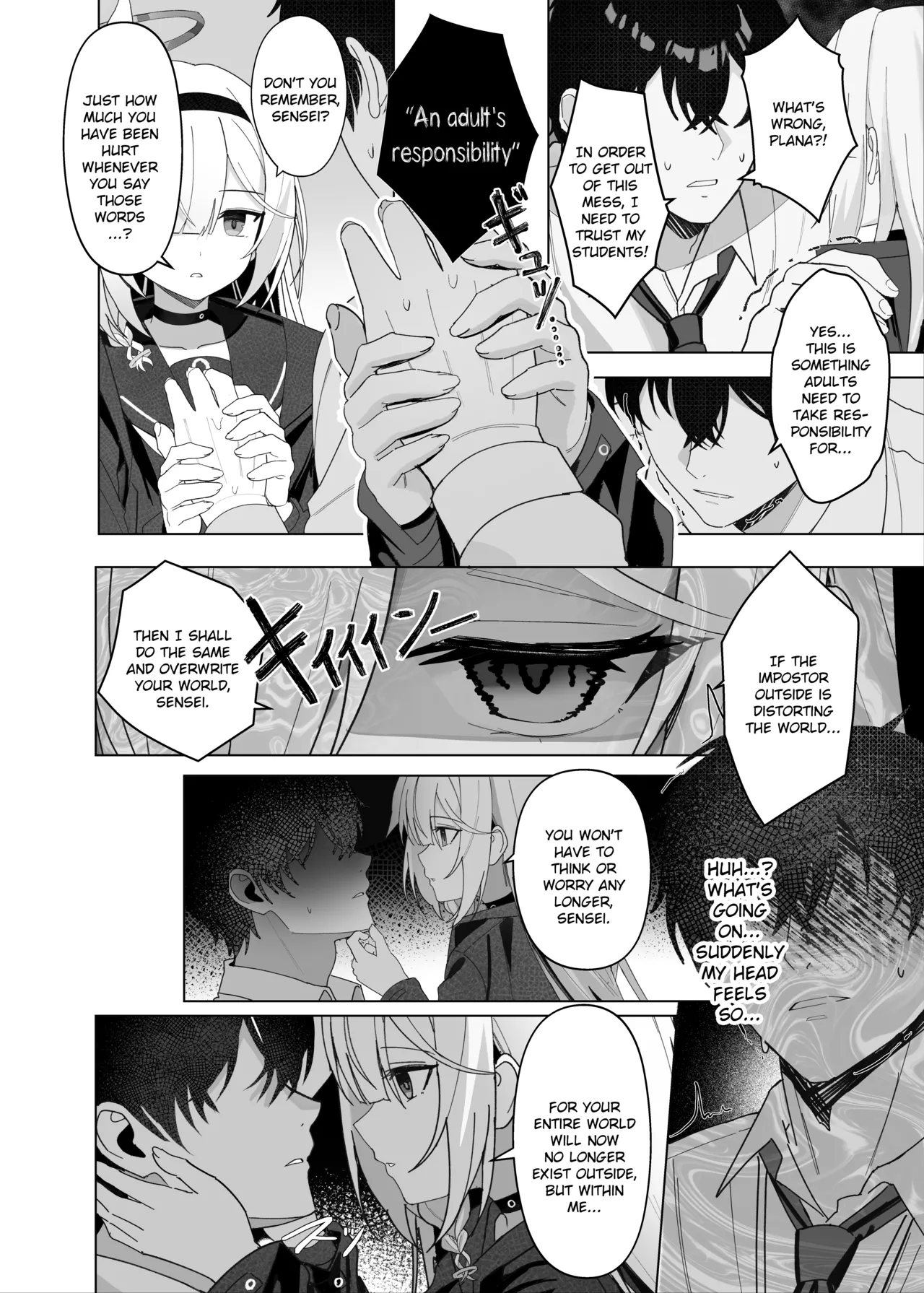 The Purest White, Bound by the Deepest Black | Mottomo Muku na Shiro o, Mottomo Fukai Kuro de Shibaritsukete page 8 full