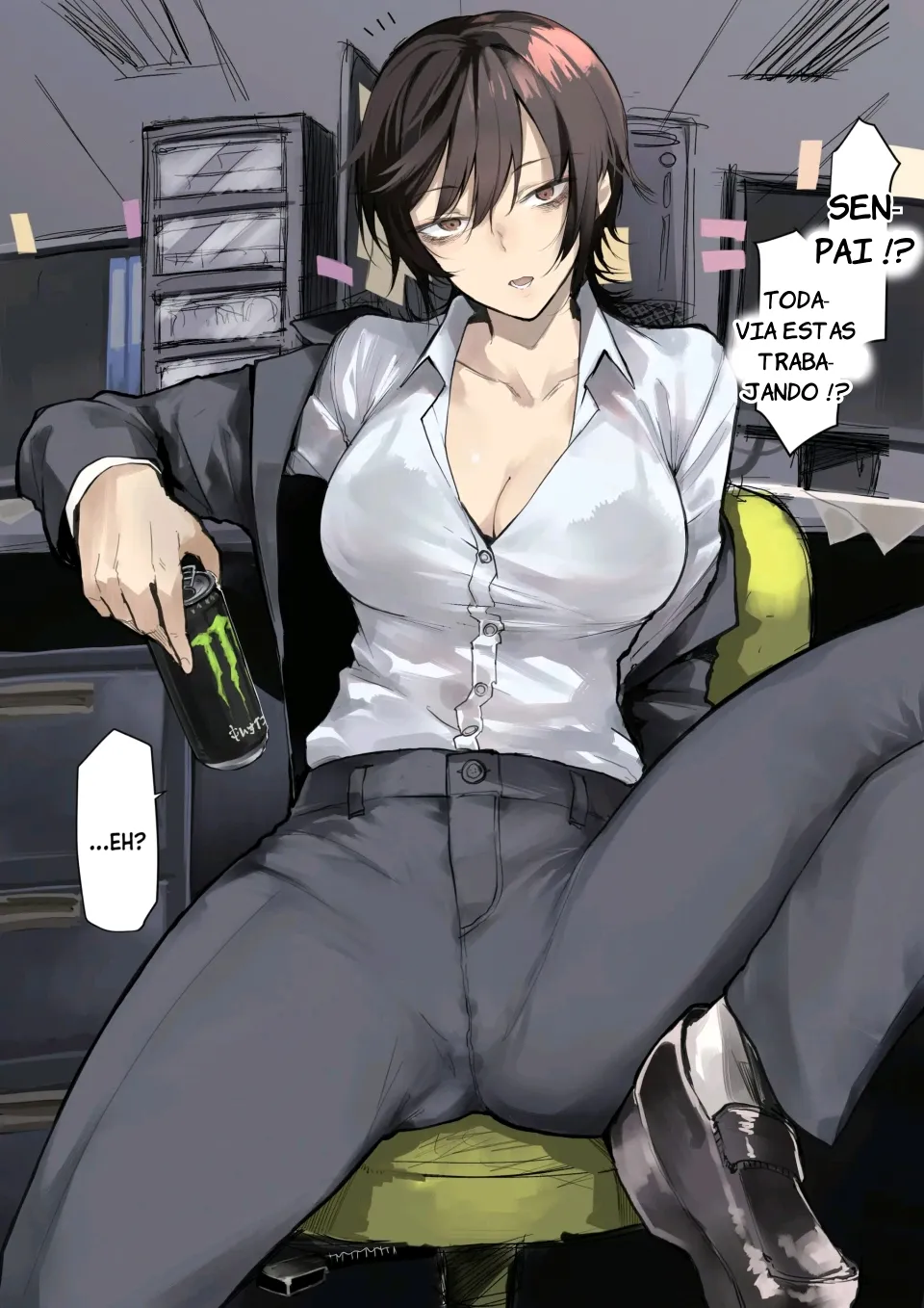 Ookii OL Onee-san no Manga｜La Dama de Oficina Privada de Sueño page 2 full