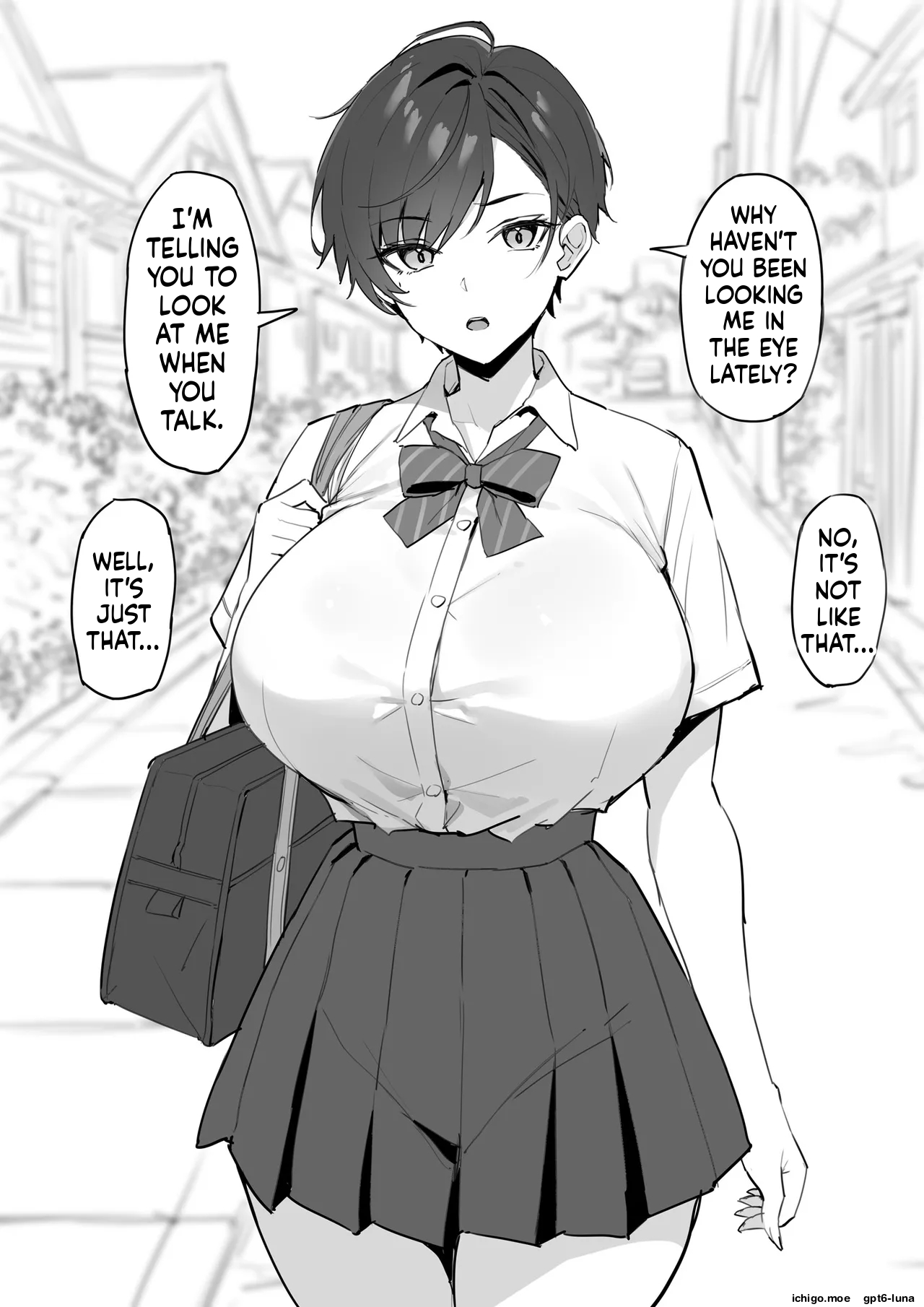 My tomboyish childhood friend is too feminine from the neck down page 4 full
