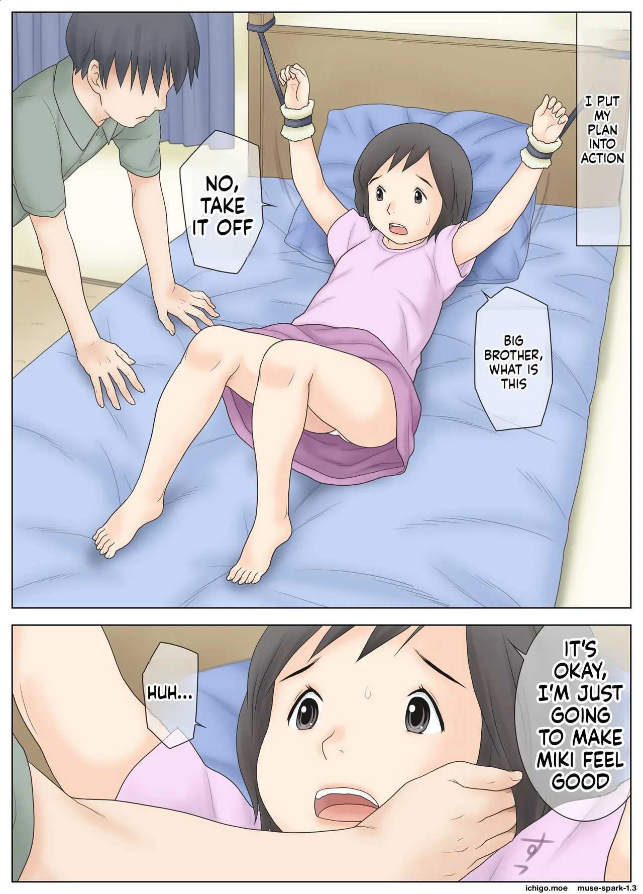 Kawaii Imouto wo Kousoku Shite Mekakushi Shite Iroiro Shita Kekka page 4 full