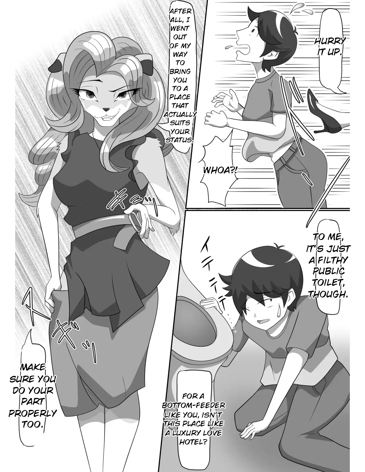 A Noble Lady Tramples a Worthless Man page 8 full