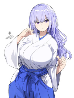 ドスケベ巫女服エミリアさん