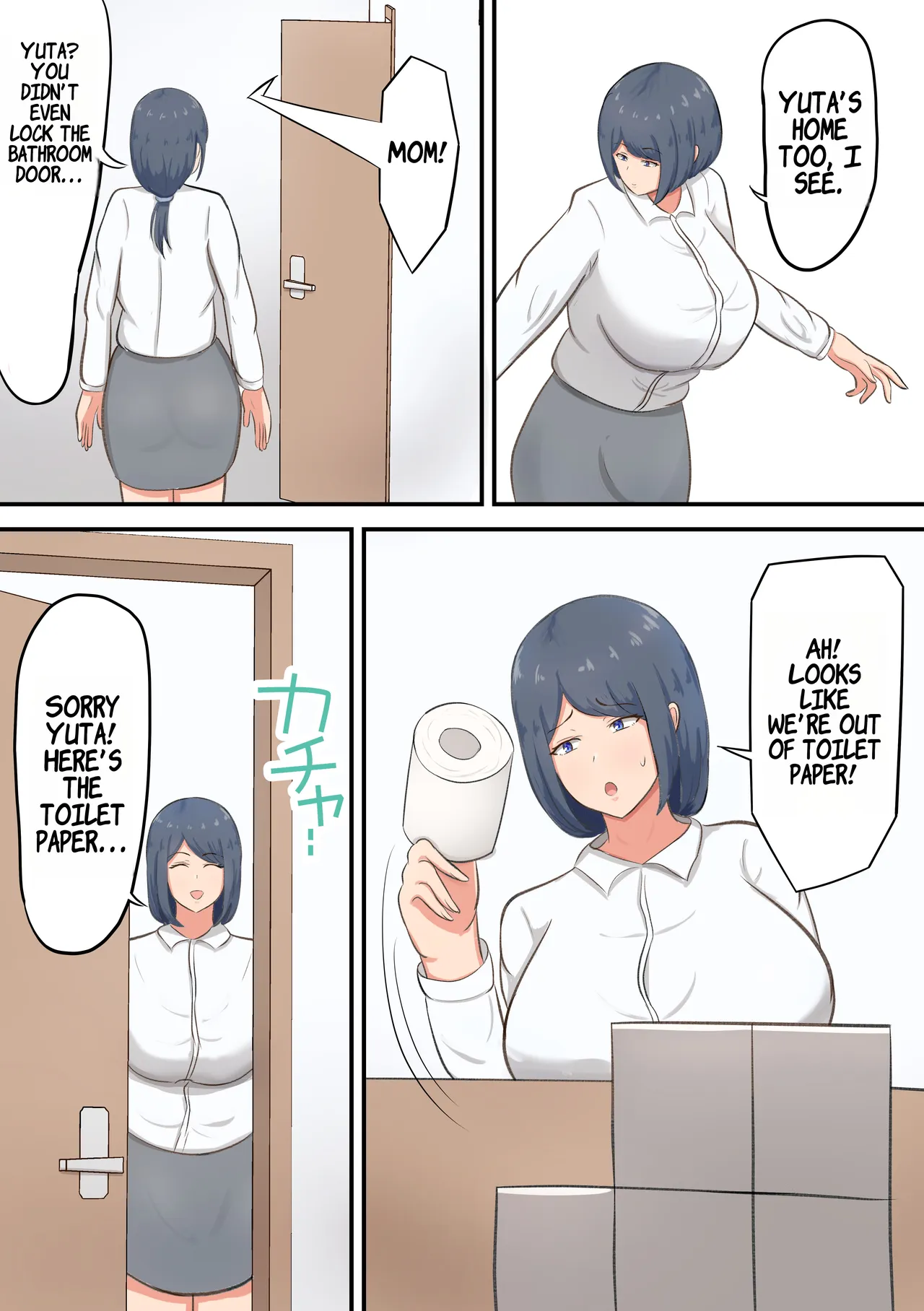 Rokujou Hitoma no Apart de Okaa-san to Icha Love Sex Seikatsu page 5 full