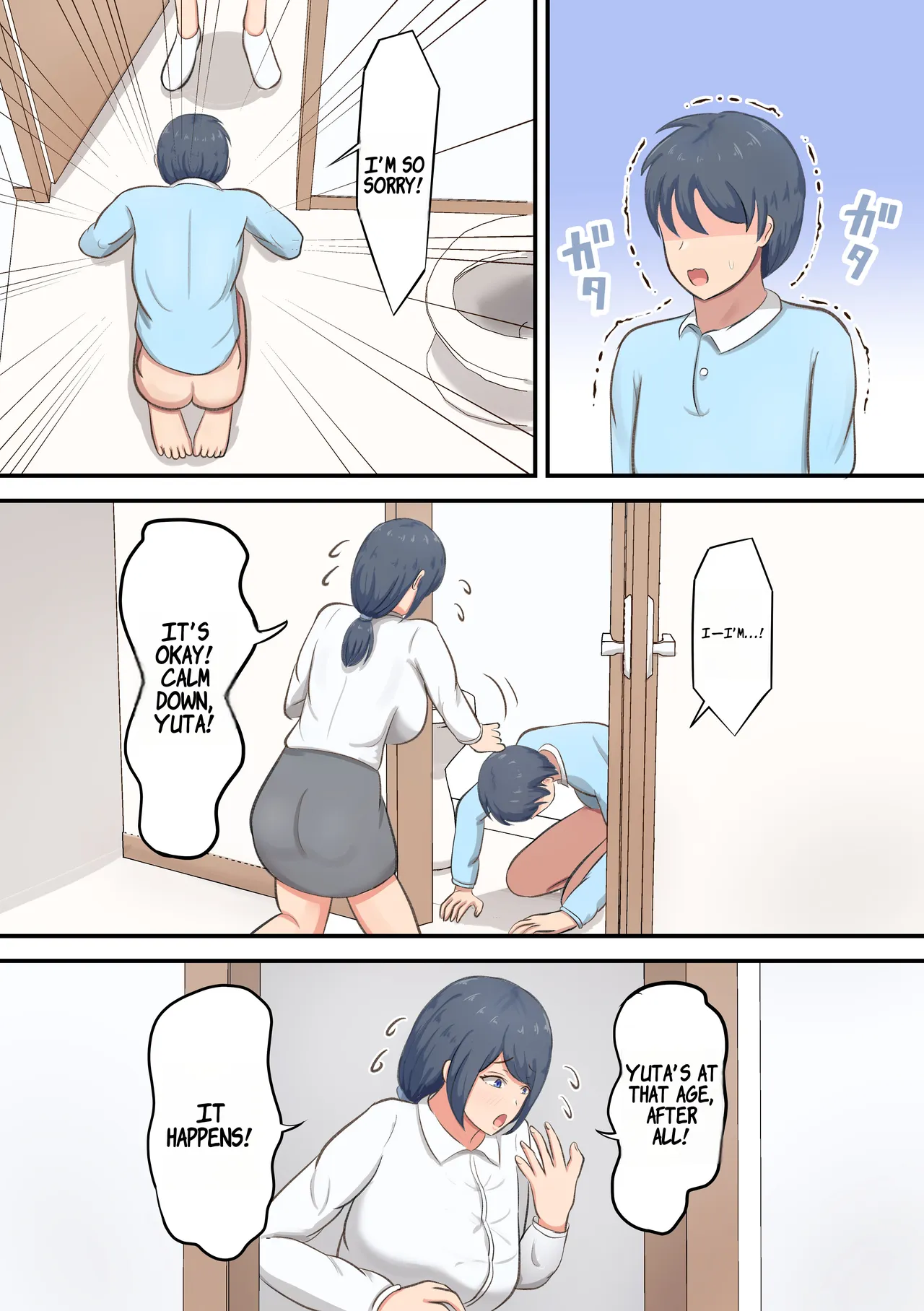 Rokujou Hitoma no Apart de Okaa-san to Icha Love Sex Seikatsu page 7 full