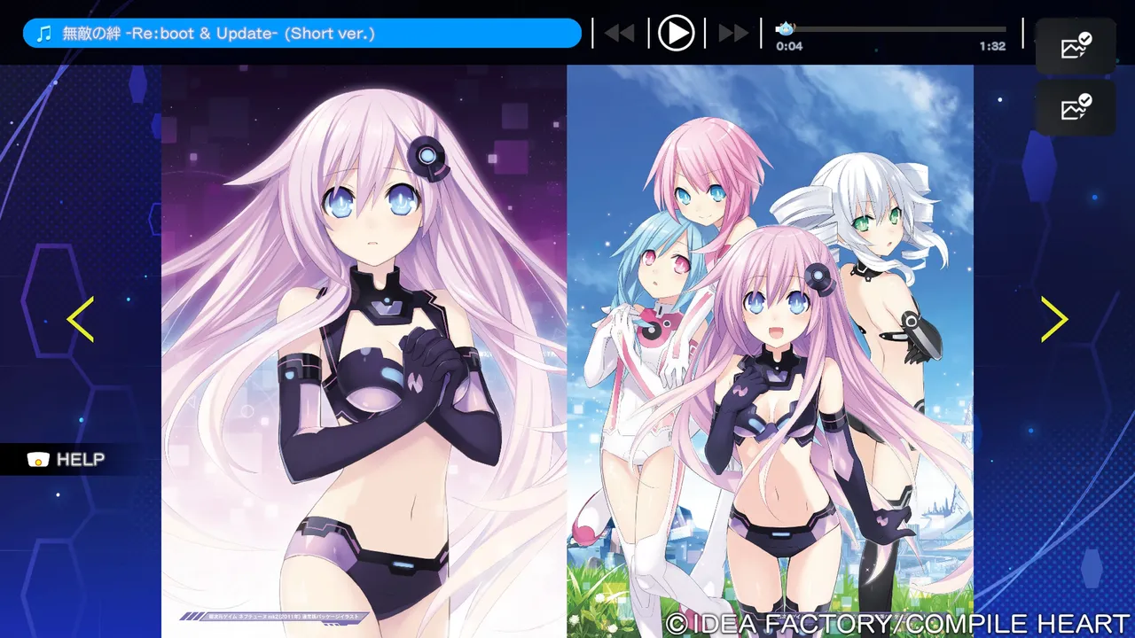 Hyperspace Neptunia / Neptunia Unlimited art book page 8 full