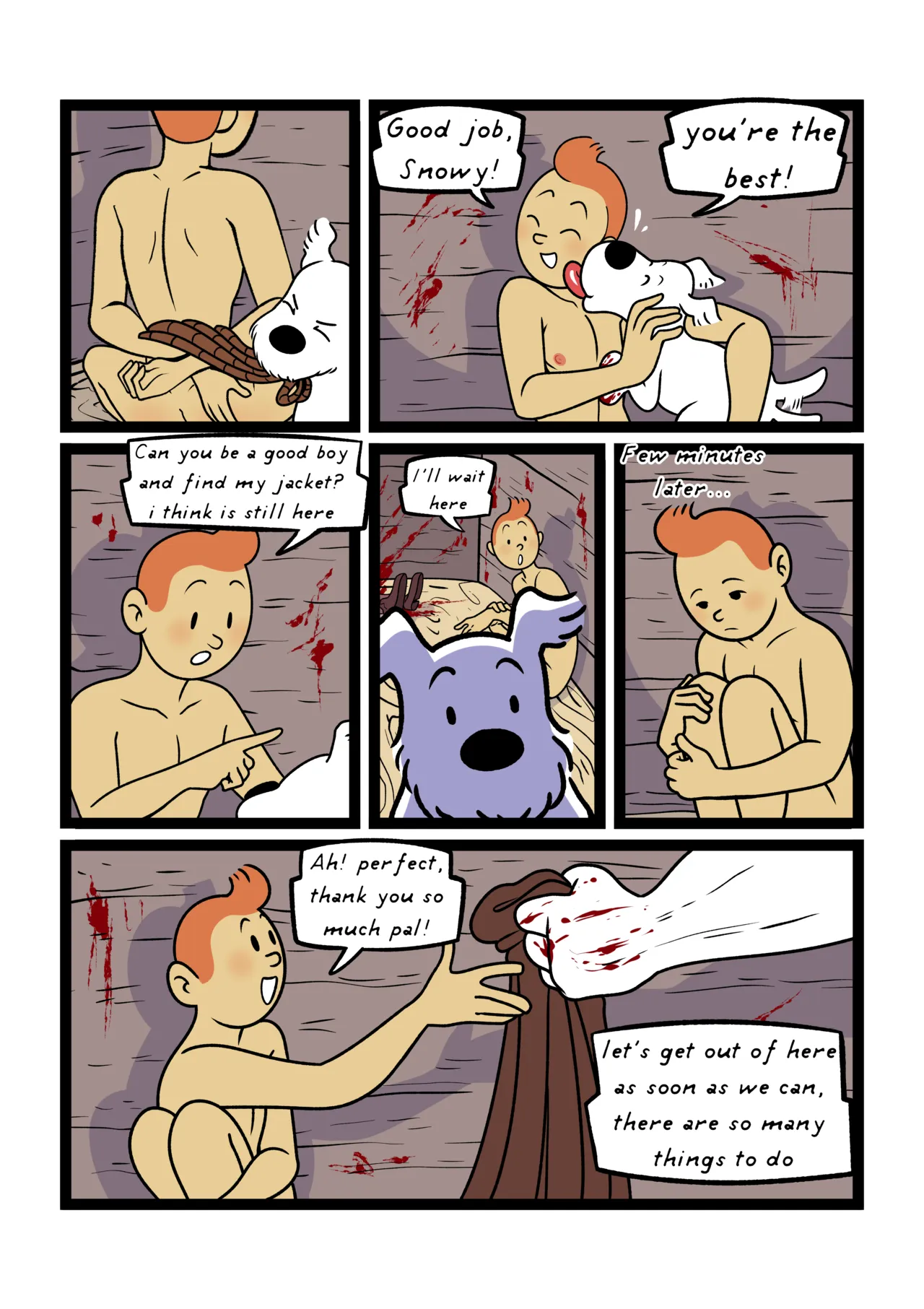 The Adventures of Tintin: The Mysterious Jacket page 6 full