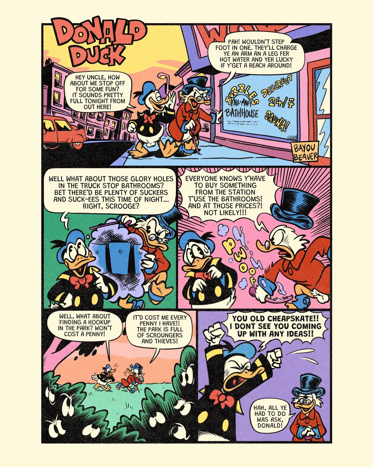 Donald and Scrooge in: The Search for Some Head page 1 full