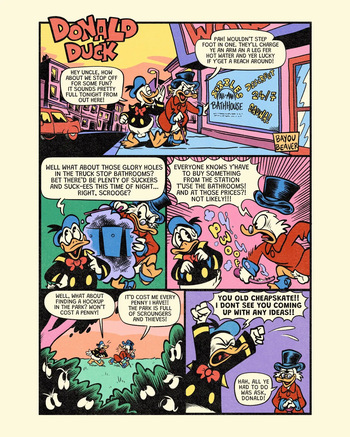 Donald and Scrooge in: The Search for Some Head cover