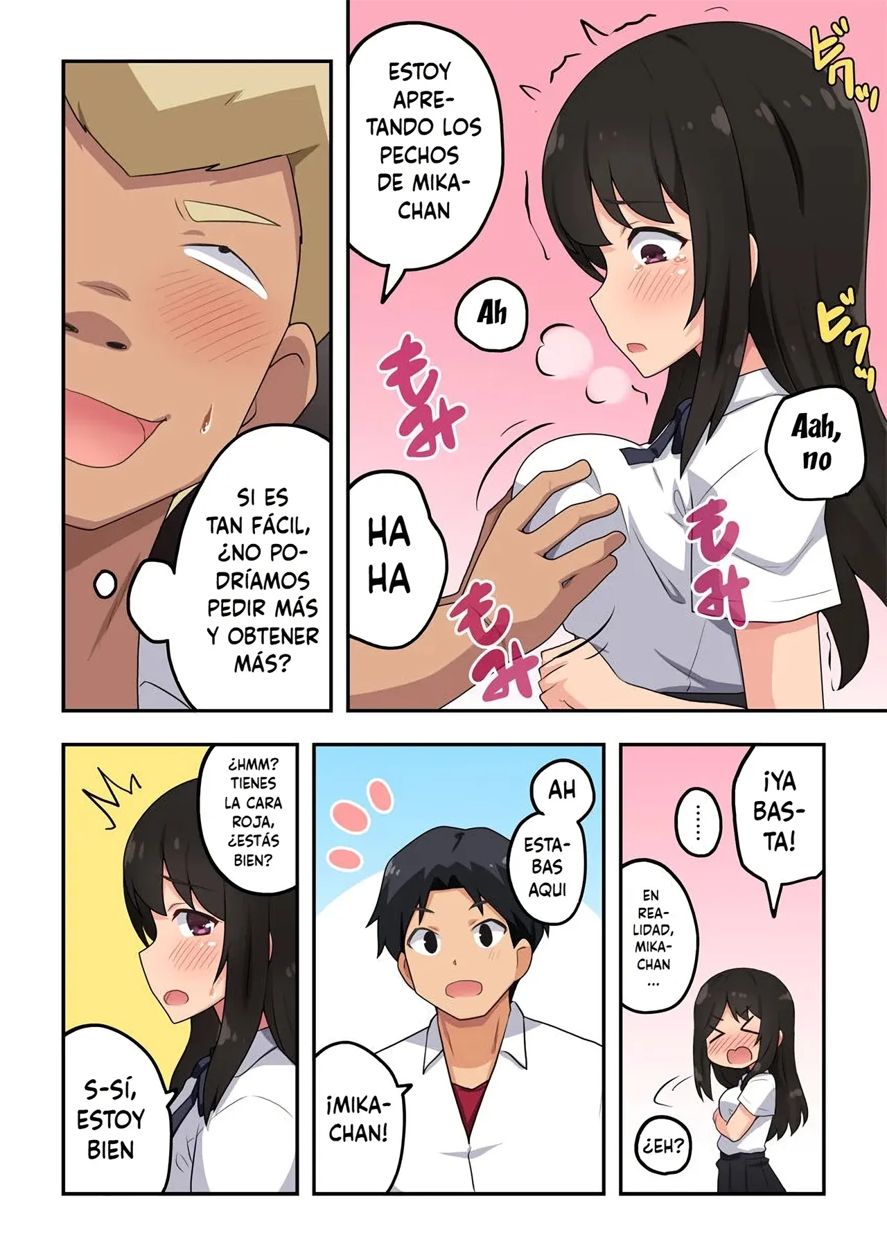 Oshijaku Kanojo wa Tanomarete...｜Se Dejó Convenver Fáclmente y, cuando se le Preguntó... page 8 full