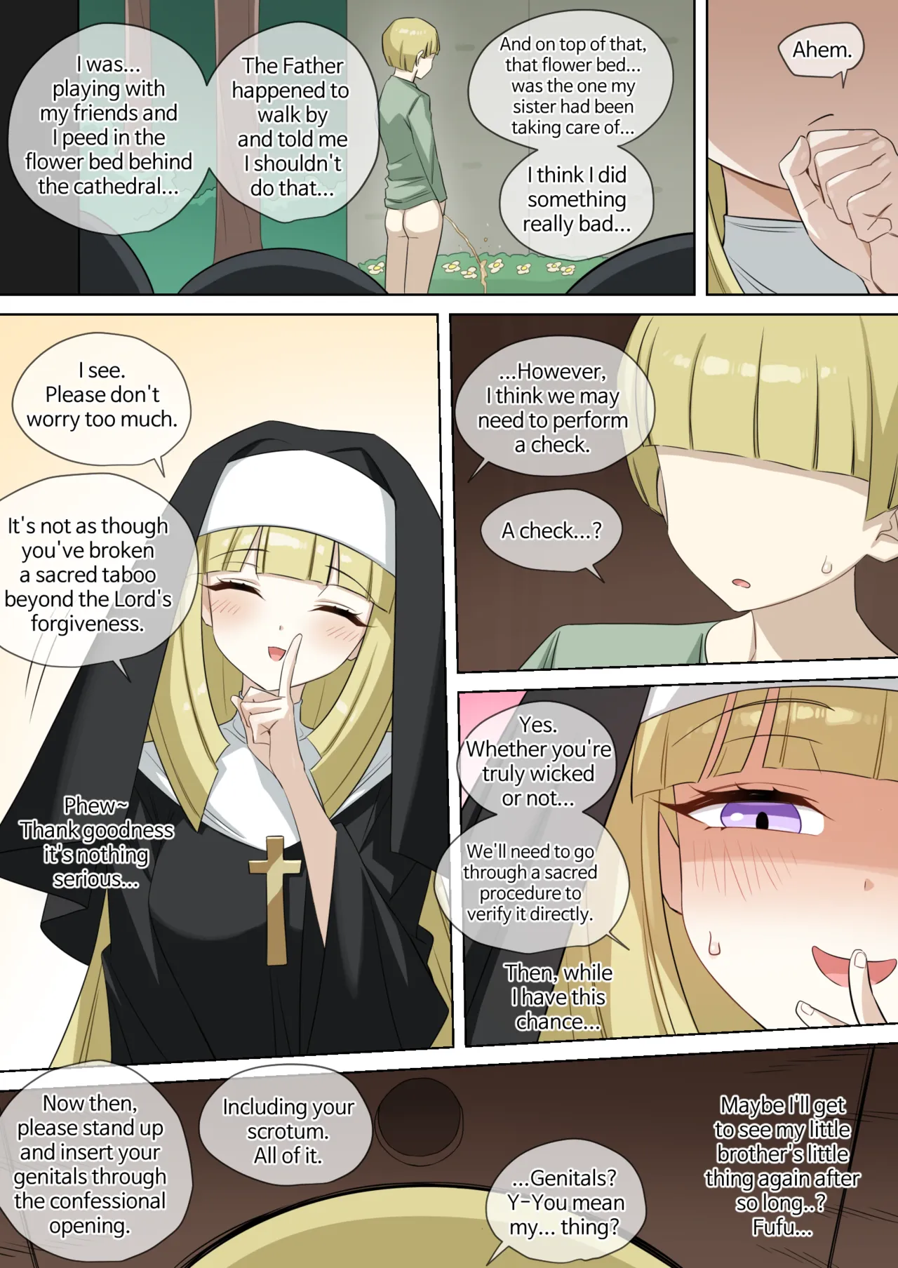 The Nun Who tricks her Sibling page 8 full
