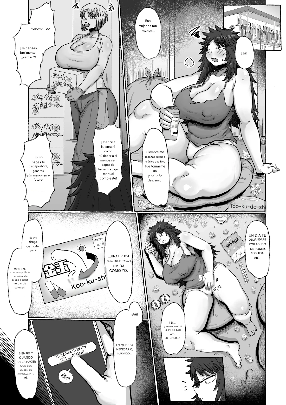 Jakusha Futanari Kintama Hayashite Toshishita Wakarase Tanetsuke Español page 2 full