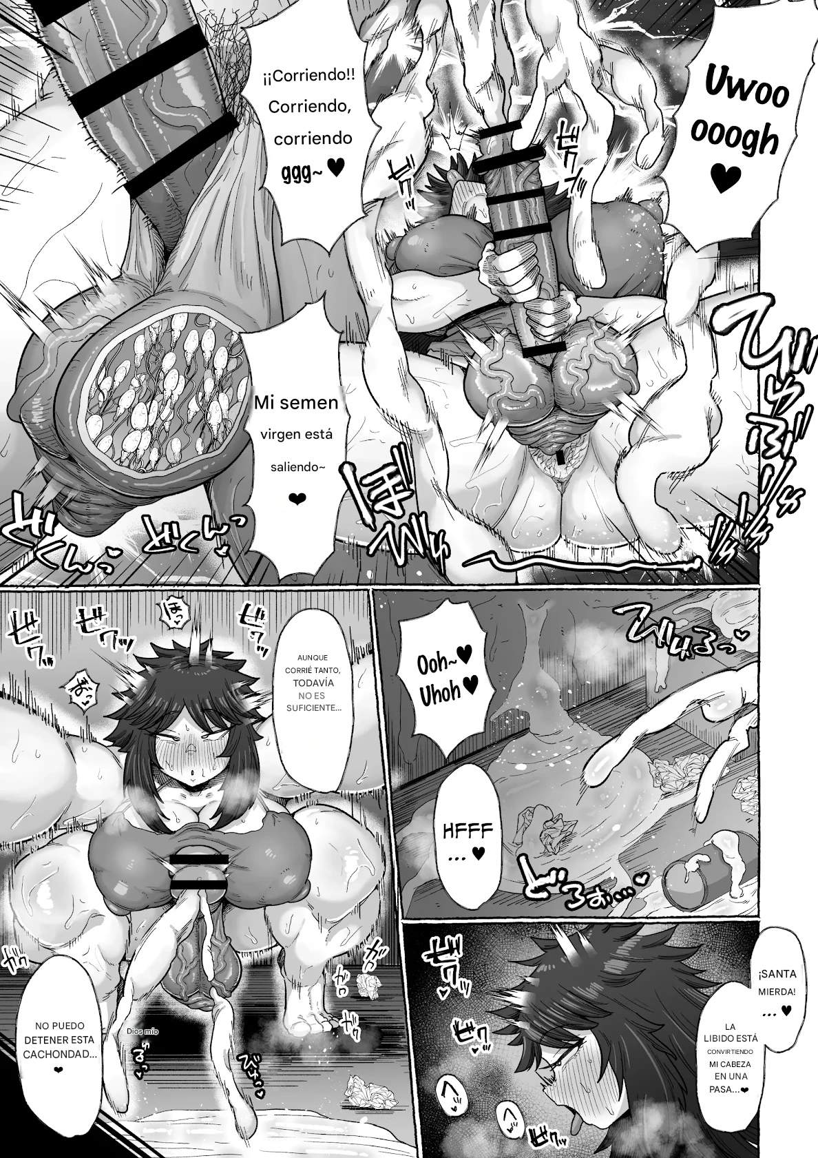 Jakusha Futanari Kintama Hayashite Toshishita Wakarase Tanetsuke Español page 6 full