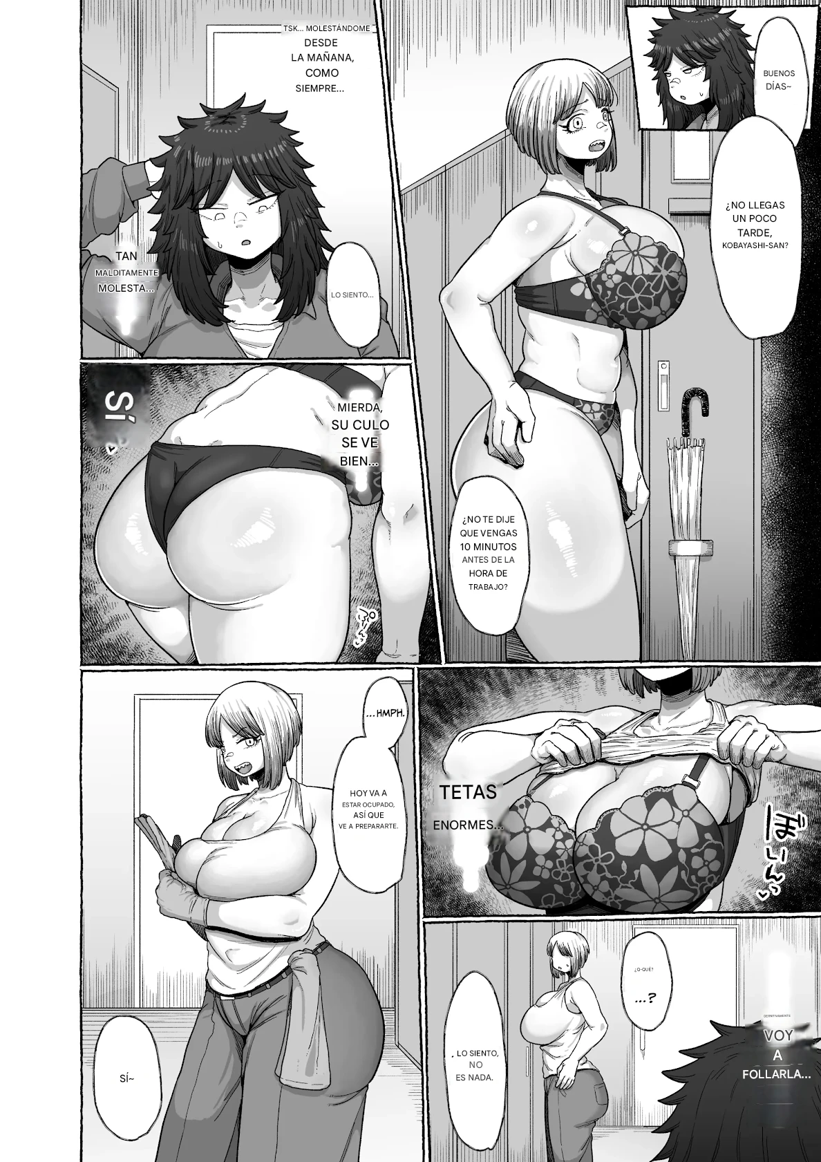 Jakusha Futanari Kintama Hayashite Toshishita Wakarase Tanetsuke Español page 9 full