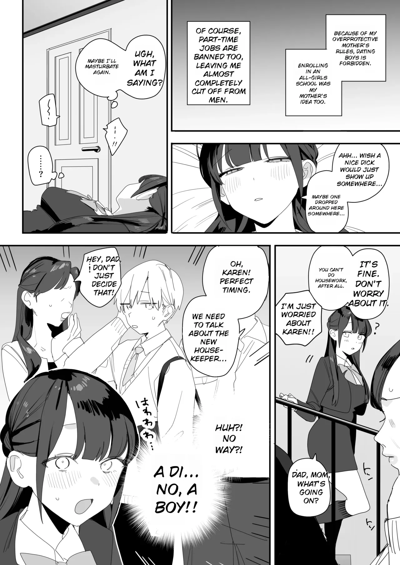 The Story of How the Sheltered Young Lady from the Ajisai Family Is Made to Work Overtime to Satisfy Sexual Desires page 8 full