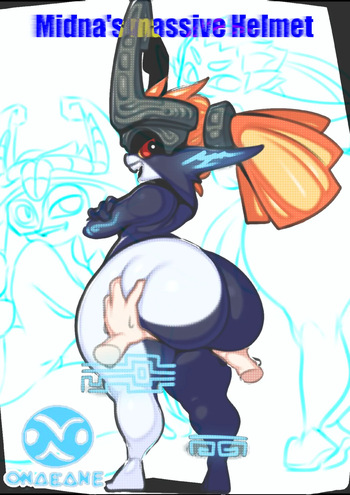 Midna's massive helmet cover