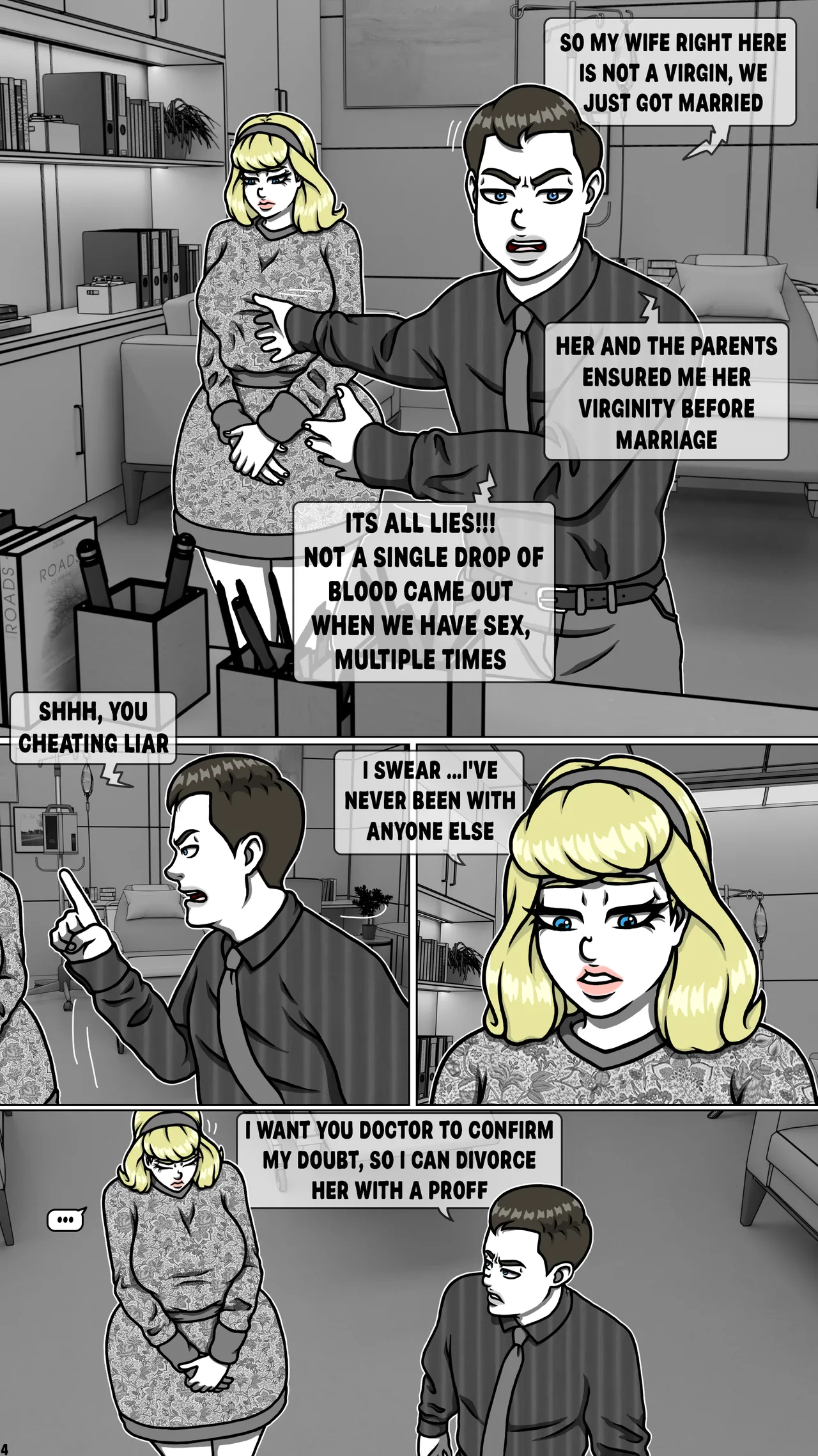 Humbled by a futa doctor pages 1...16 page 5 full