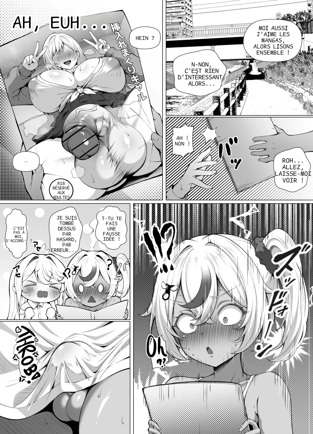 Dekachin Futanari Gal ~Suzu-chan no Chi Nichijou 2~ Zenpen page 8 full