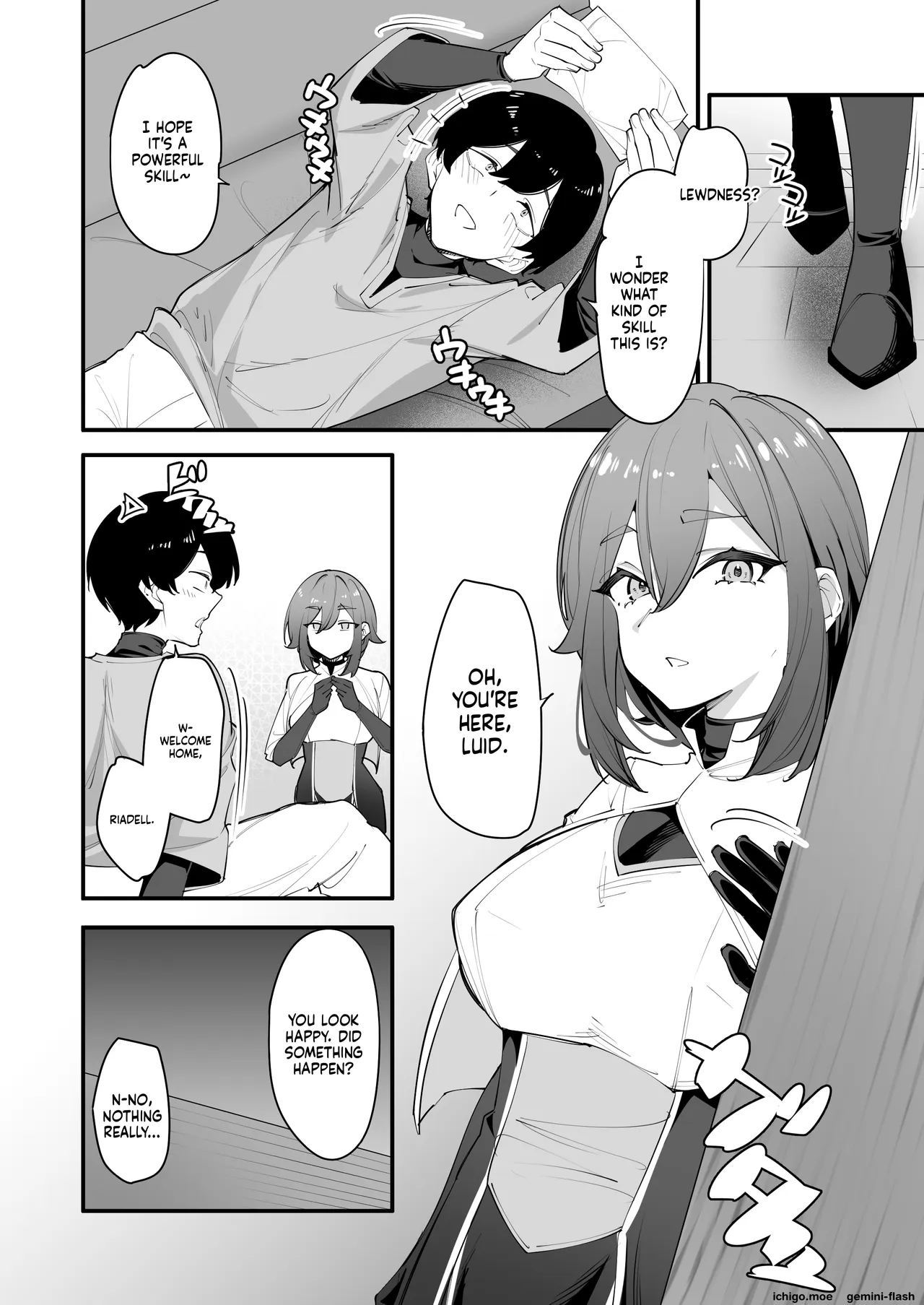 Yokkyuufuman no Onna Kishi wa Otouto no Skill de Ikimakuru | The Frustrated Female Knight Climaxes Non-Stop Using Her Younger Brother's Skill page 8 full