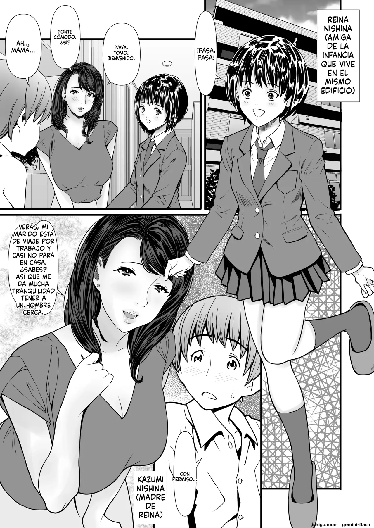 Kindan no oyako ninshin manshon wa haramase tengoku  MTL page 2 full