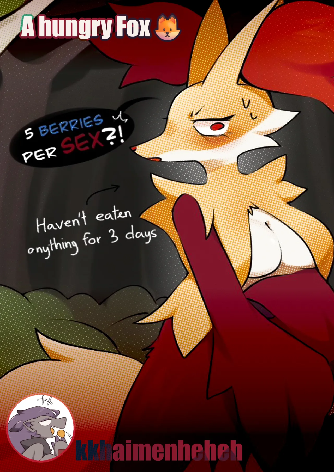 A hungry Fox🦊 page 1 full