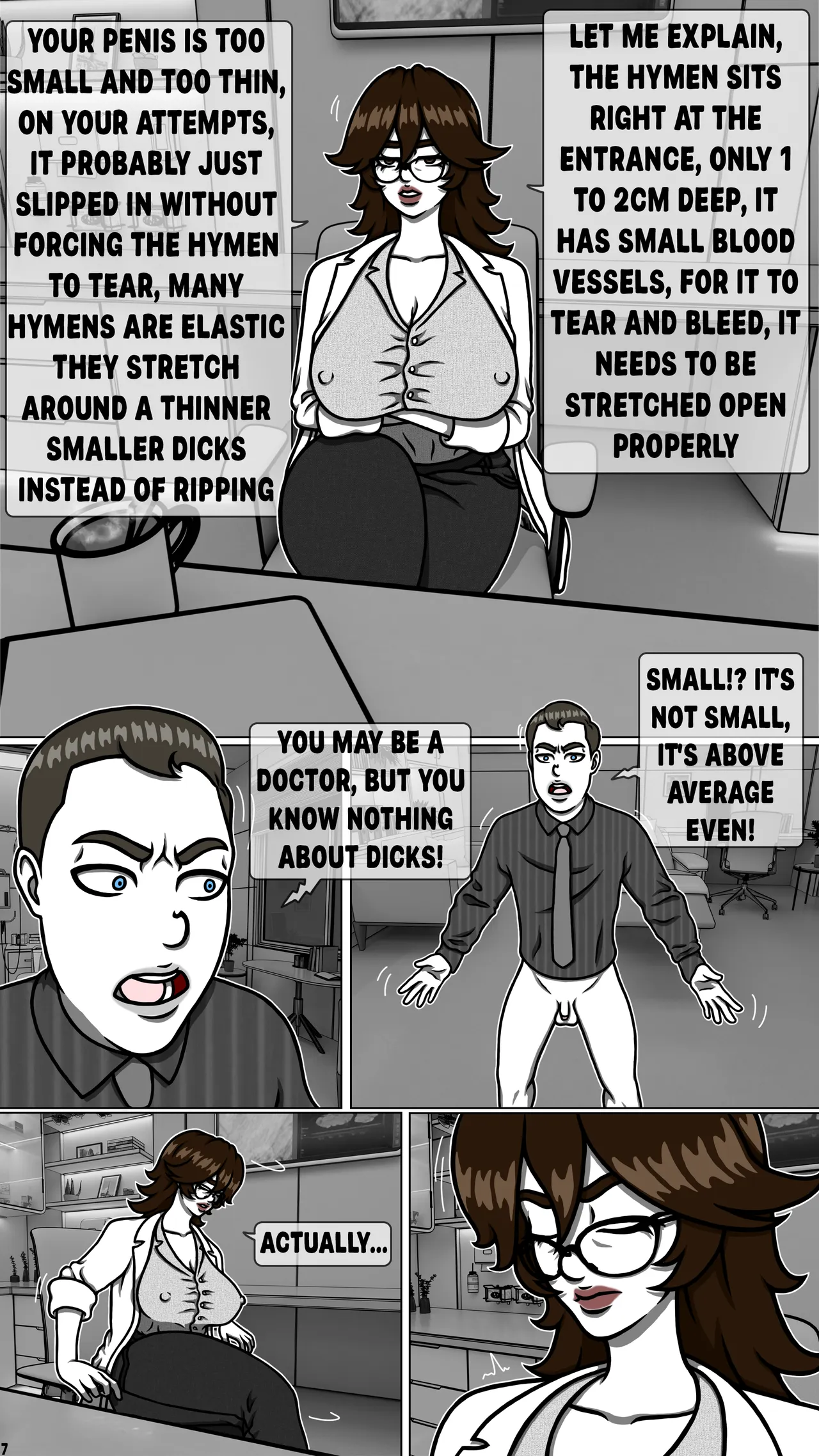 Humbled by a futa doctor page 8 full
