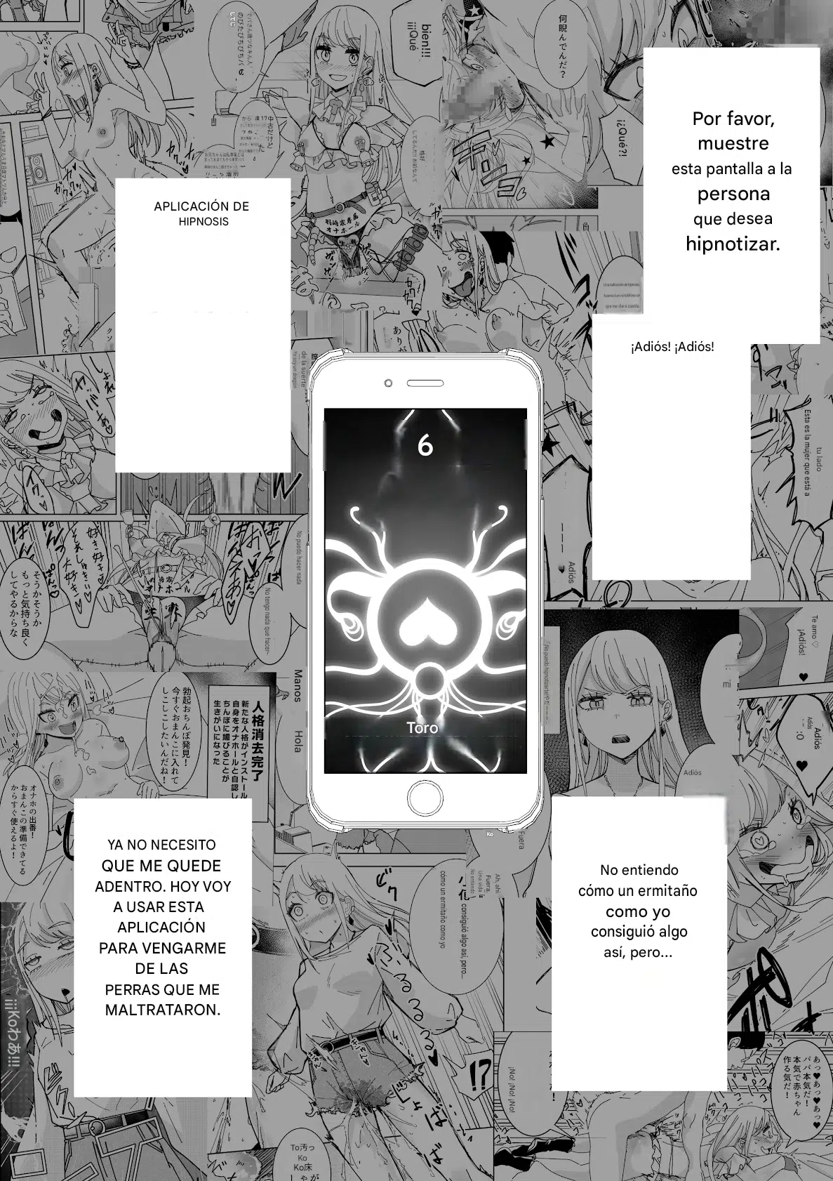 Saimin Appli de! ~Ore o Ijimeta Baka Onna o Onaho ni Shite Otaku Tomodachi ni Zoutei Shitemita~ Español page 2 full