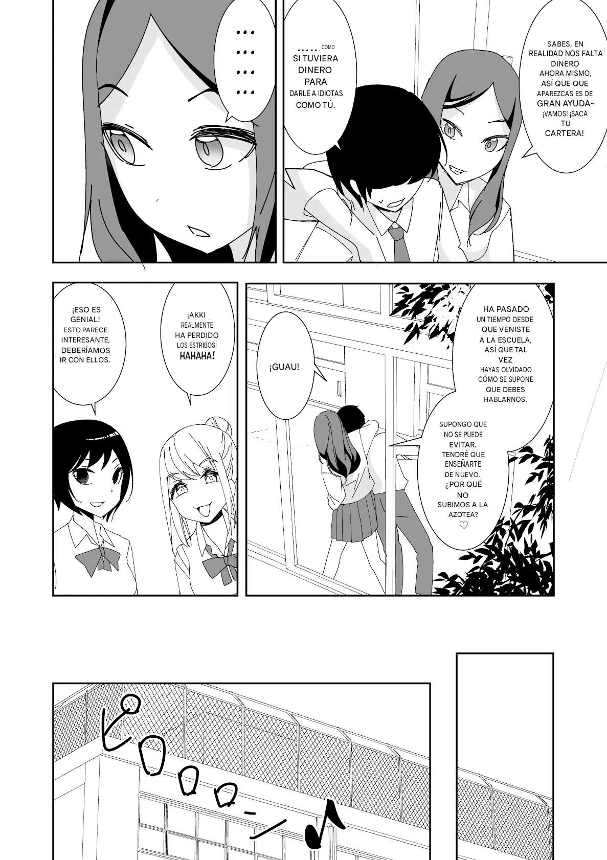 Saimin Appli de! ~Ore o Ijimeta Baka Onna o Onaho ni Shite Otaku Tomodachi ni Zoutei Shitemita~ Español page 4 full