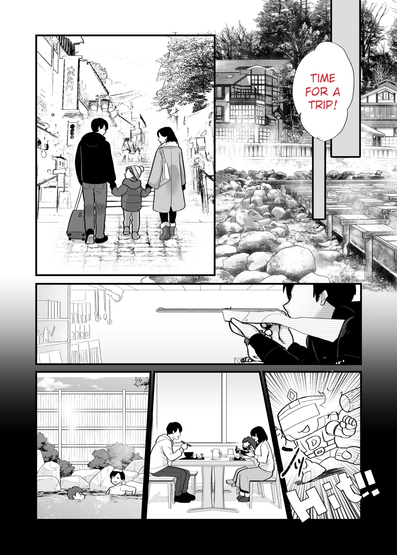 Kachiki na Single Mother to Dosukebe Netsuai Seikou | Dirty and Passionate Sex with a Single Mother 2 ~A Sweaty &amp; Clinging Hot Spring Getaway page 10 full