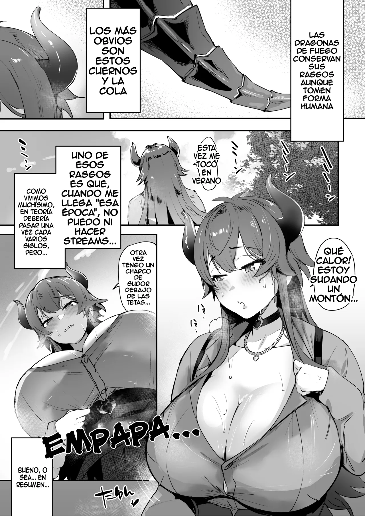 Asedaku Drake no Hounetsu | La calentura de la dragona sudada page 3 full