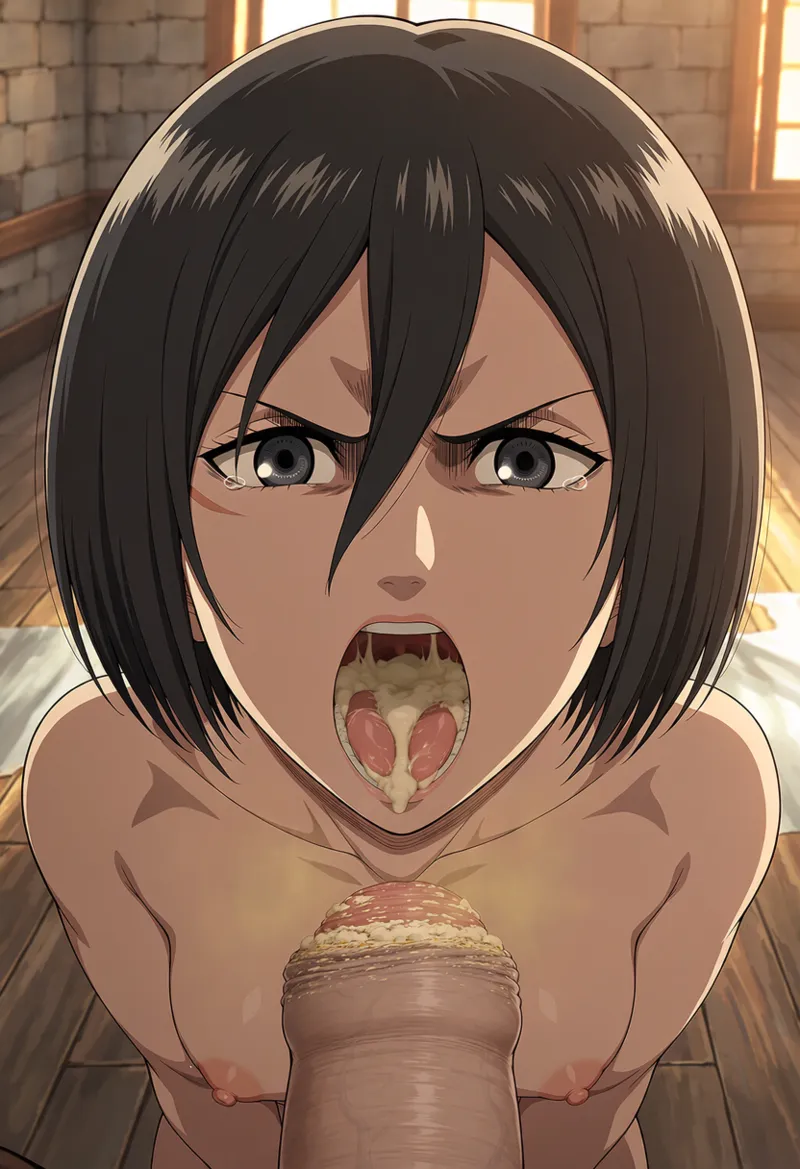 Attack on titan girls vacuum blowjob page 6 full
